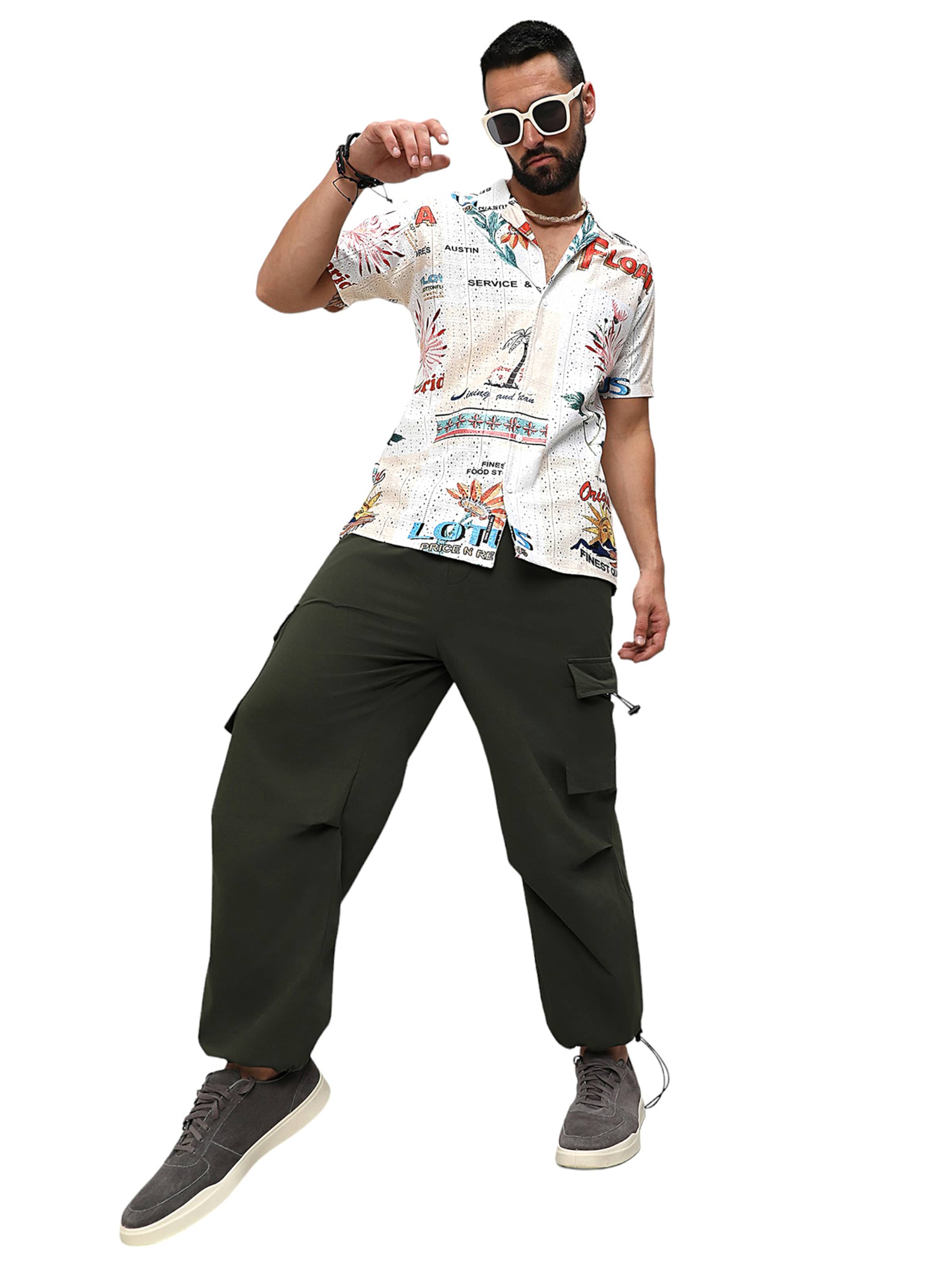 Campus Sutra - Ajuste regular Camisa ' Mario ' en Mezcla de colores