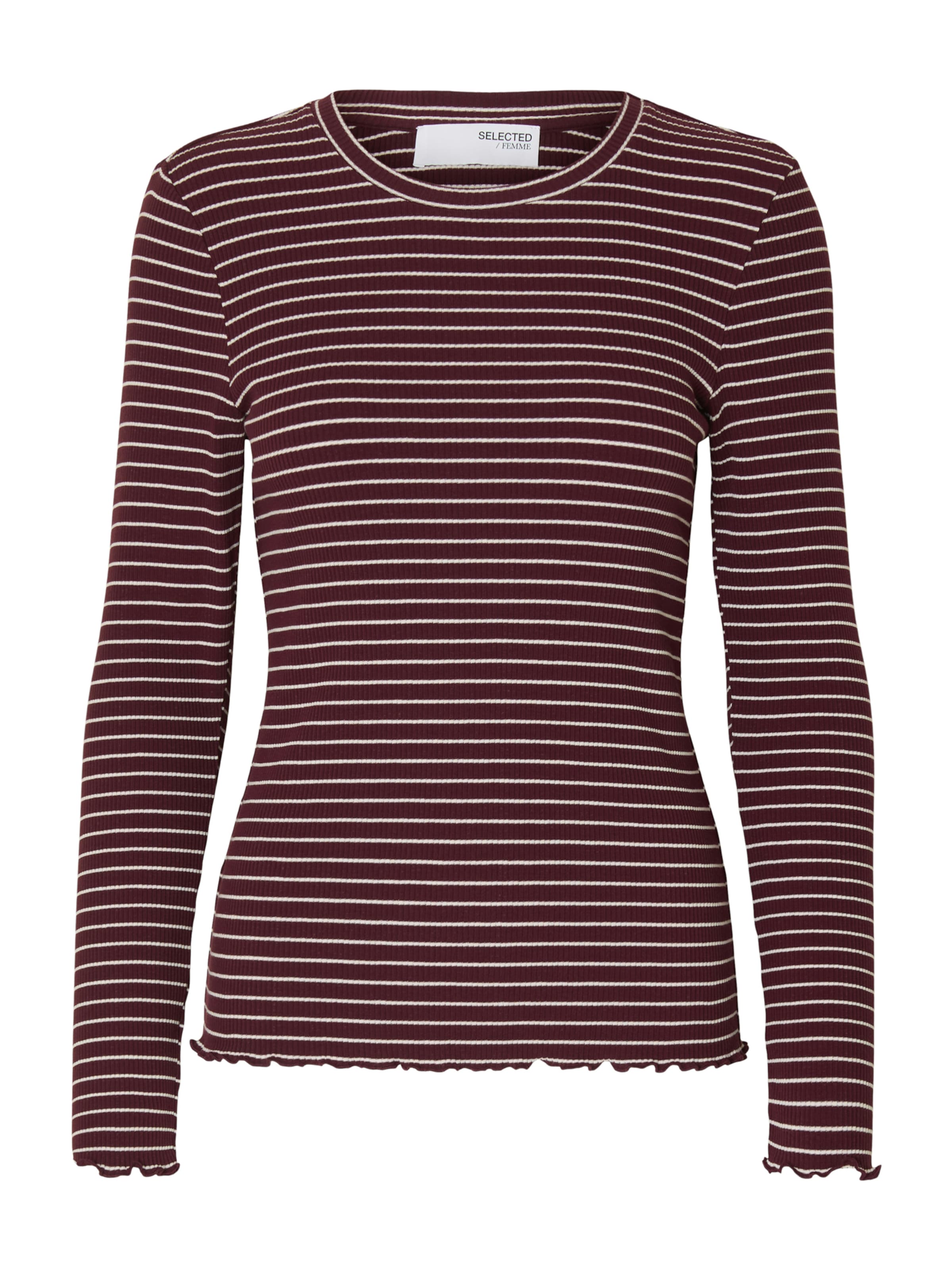 purpurinė SELECTED Marškinėliai 'SLFAnna': priekis