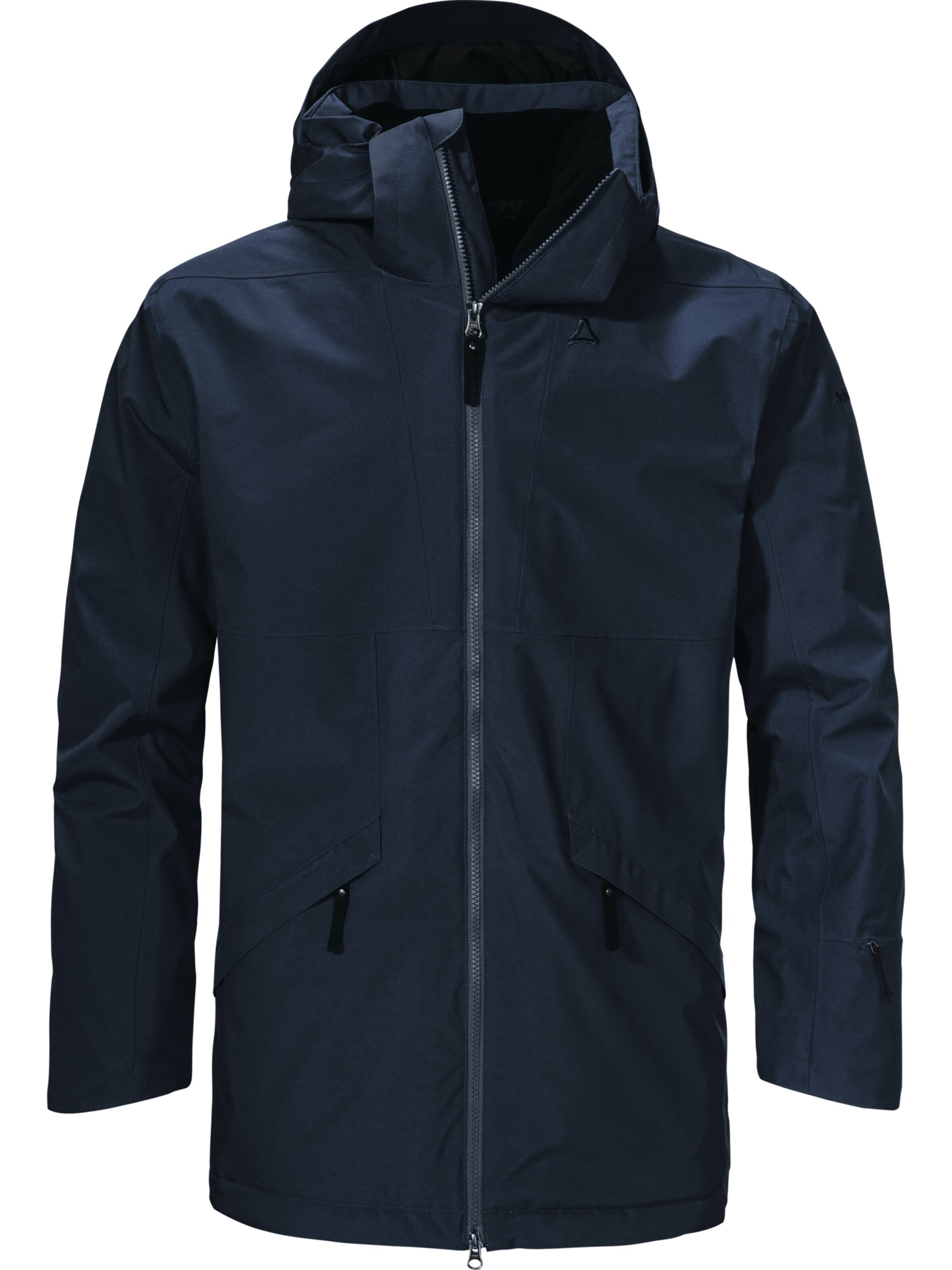 Schöffel Outdoorjacke 'Urban Ins Malkay' in Blau: Vorderseite