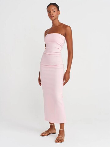 Dilvin - Vestido em rosa