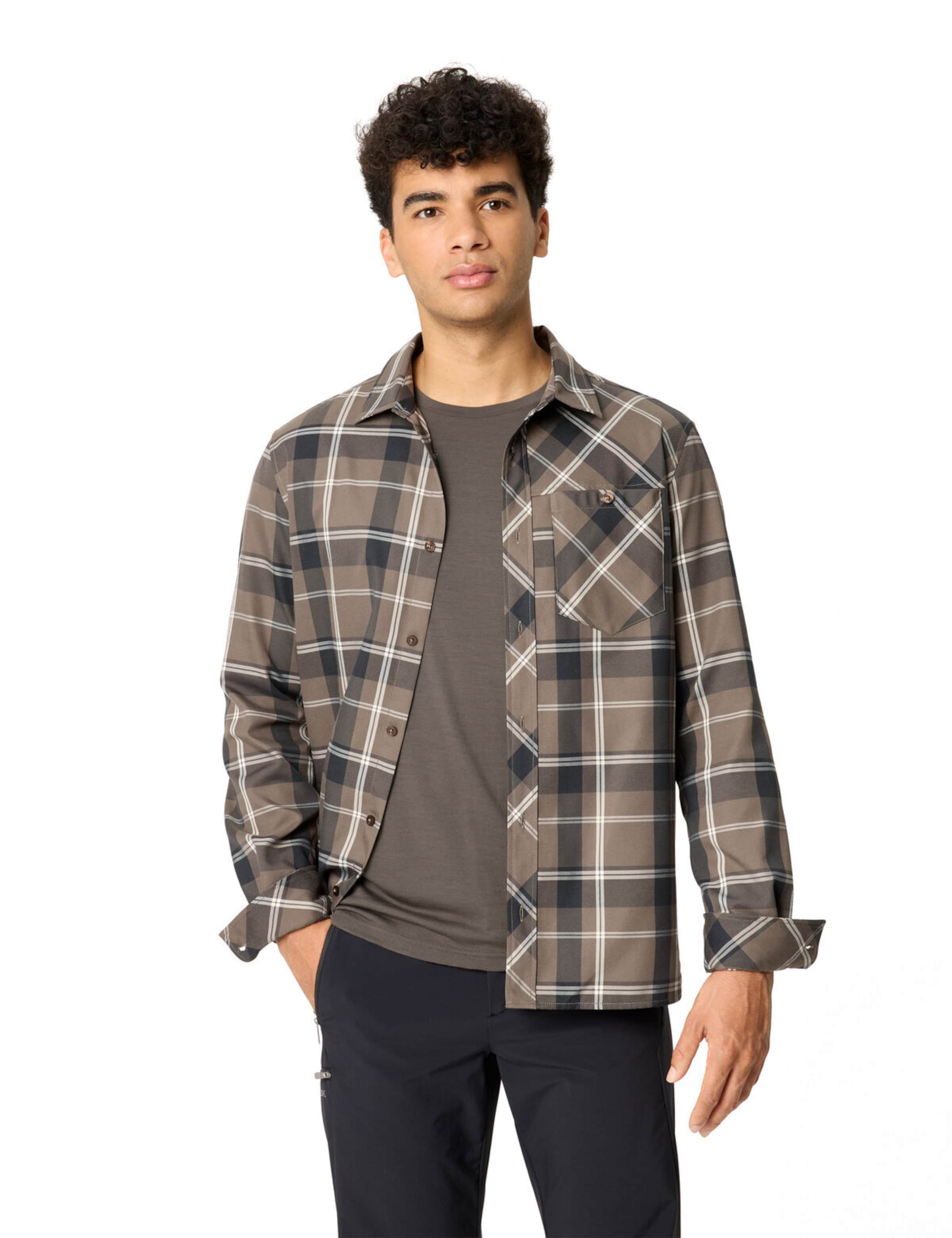 VAUDE Functioneel shirt 'Essential' in Bruin