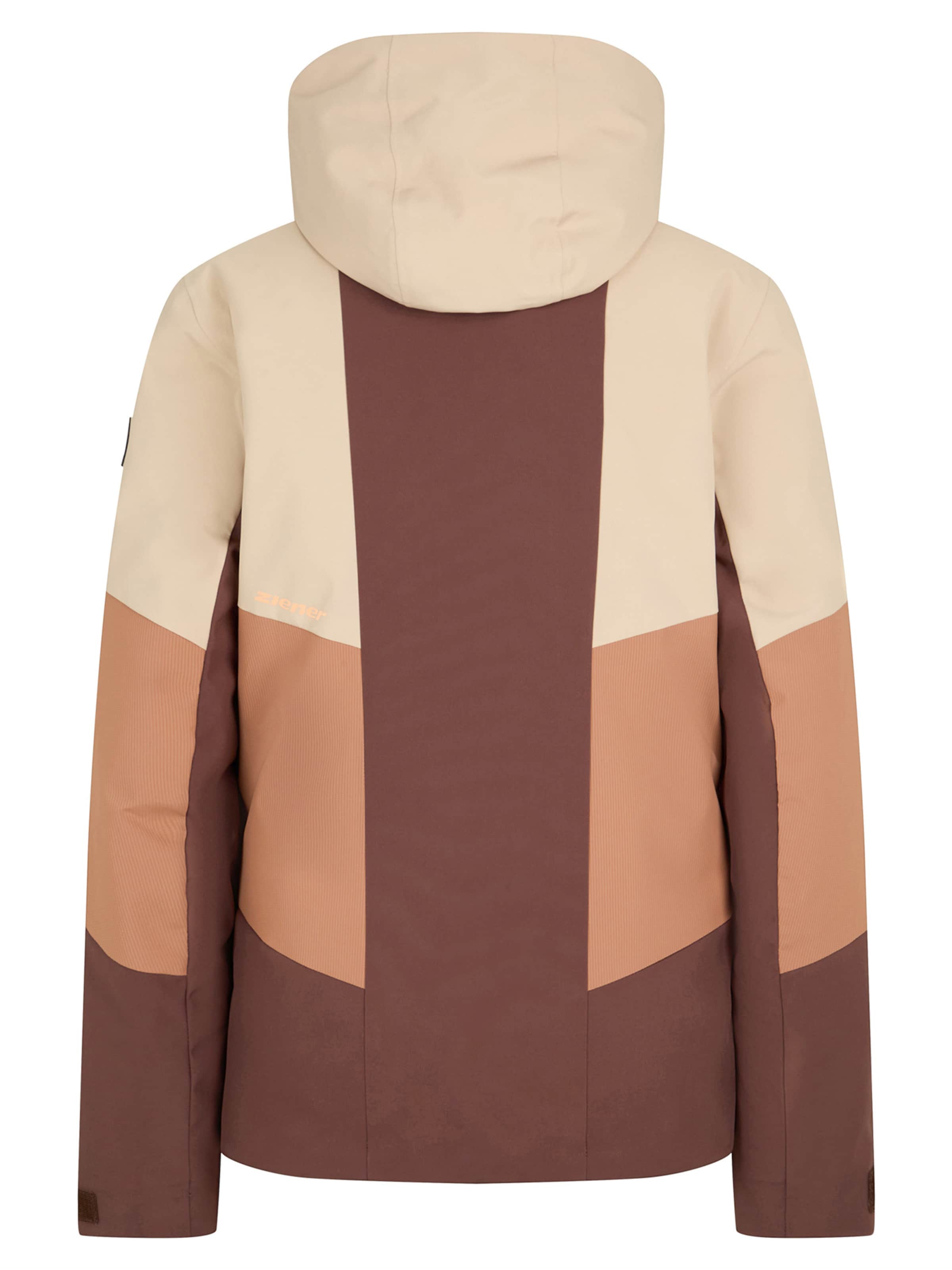 ZIENER Outdoor Jacket in Brown