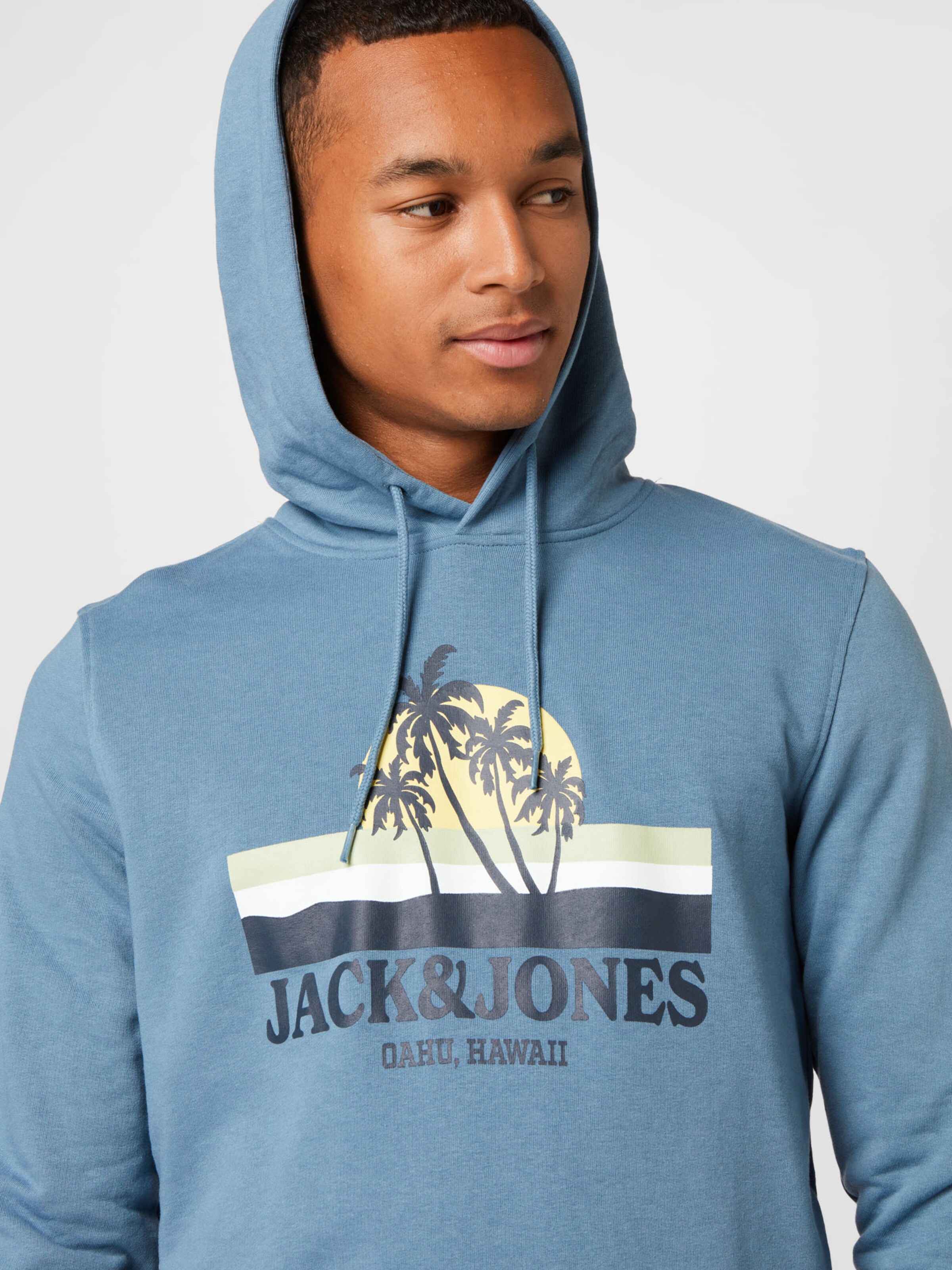Männer Sweat JACK & JONES Sweatshirt 'MALIBU' in Rauchblau - ID32931 Männer Sweat JACK & JONES Sweatshirt 'MALIBU' in Rauchblau - ID32931