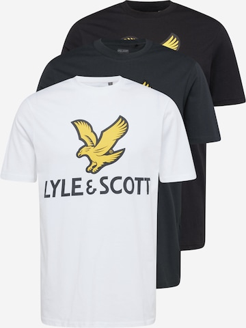 Lyle & Scott Tričko – šedá: přední strana