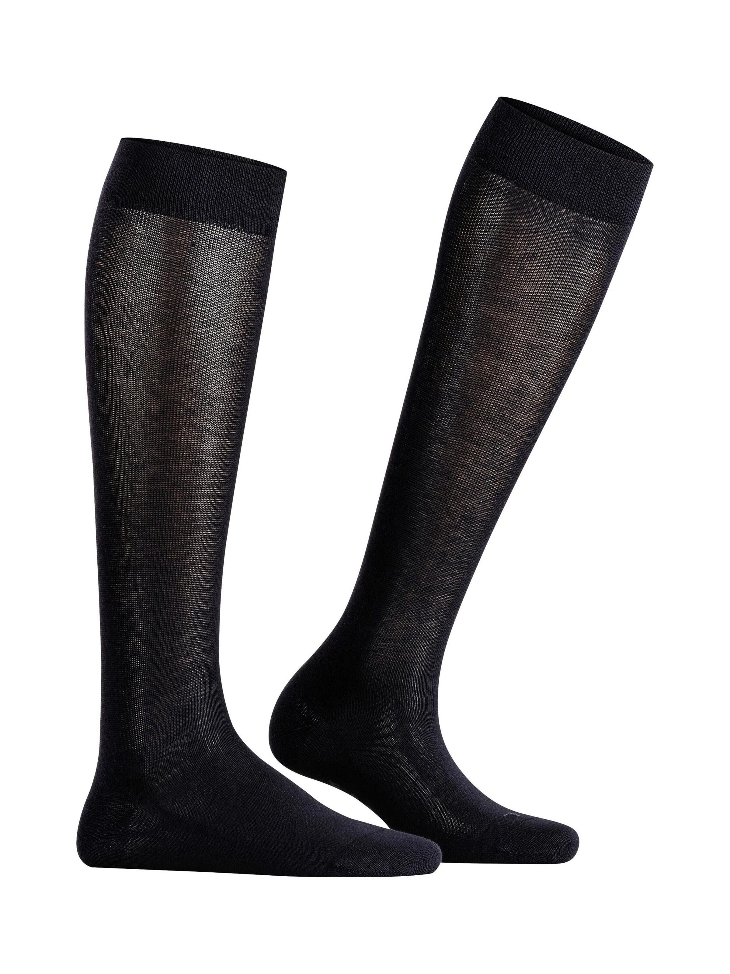 FALKE Overknee Strümpfe 'Sensitive London'‌‌‌‌‌ in Blau