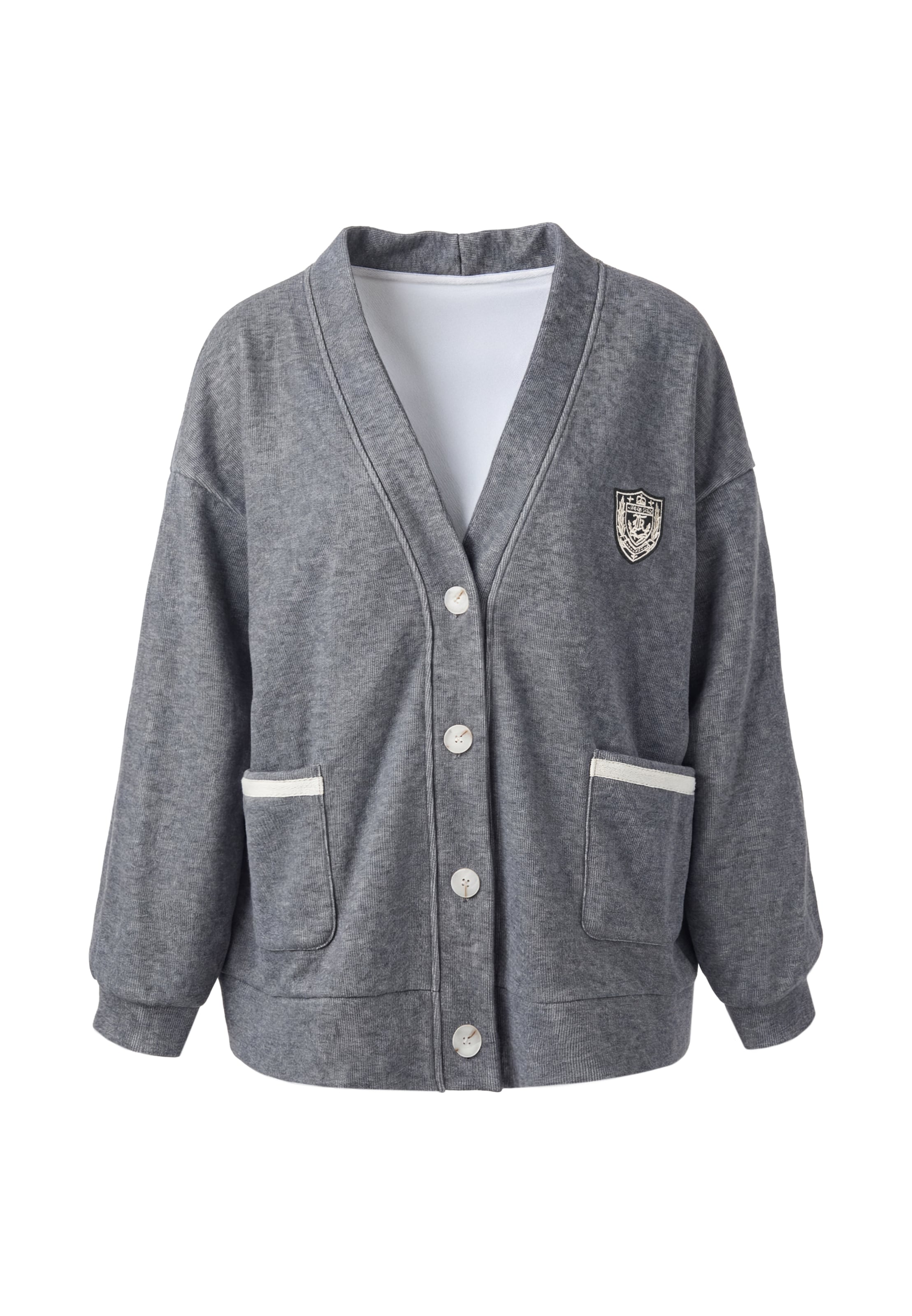 Cardigan MYMO en gris : devant