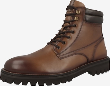 JOSEF SEIBEL Lace-Up Boots 'Romed 01' in Brown: front