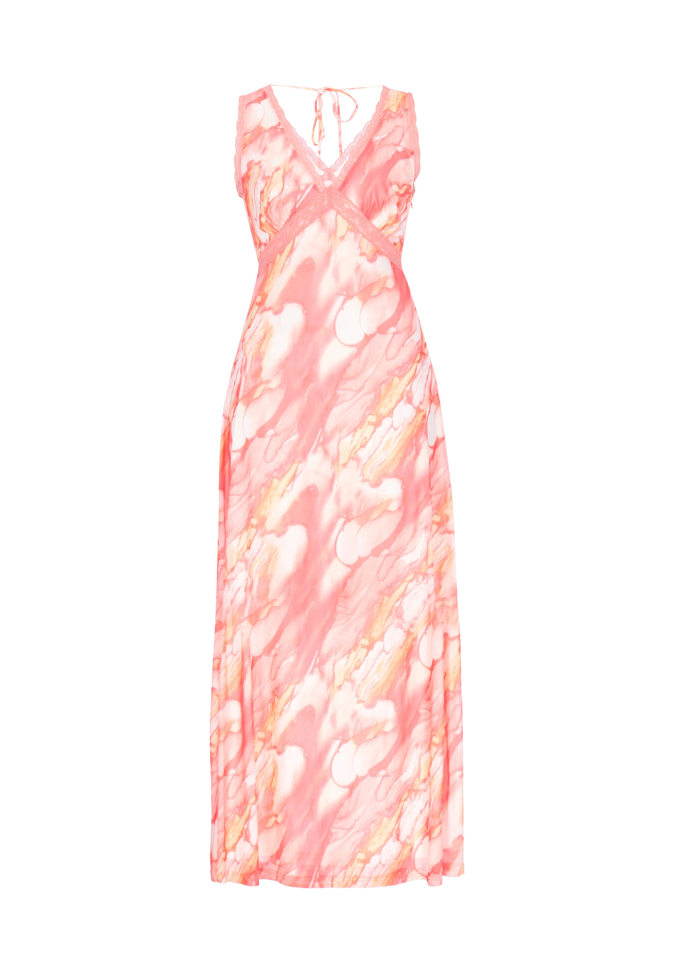 IZIA Dress in Orange: front