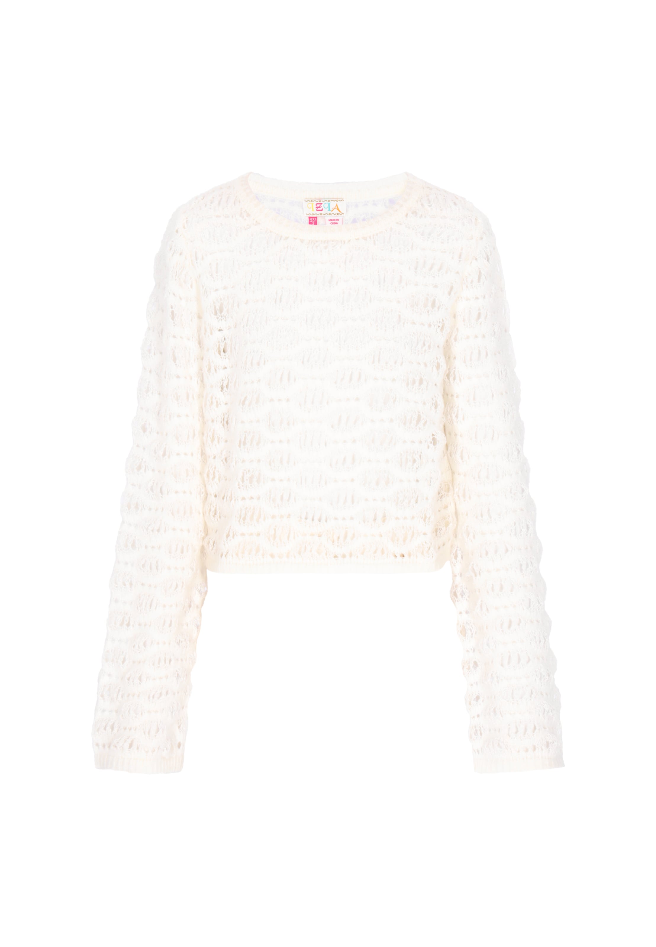 IZIA Sweater in White: front