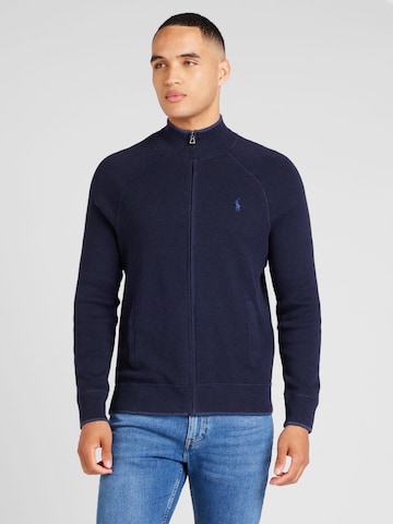 Polo Ralph Lauren Gebreid vest in Blauw: voorkant