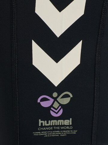 Skinny Pantalon de sport Hummel en noir