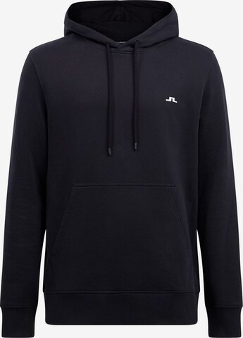 J.Lindeberg Sweatshirt 'Cal' in Zwart: voorkant