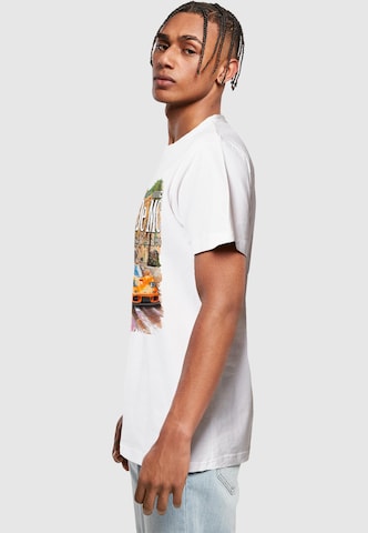 T-Shirt 'Monaco Racing Club' Mister Tee en blanc