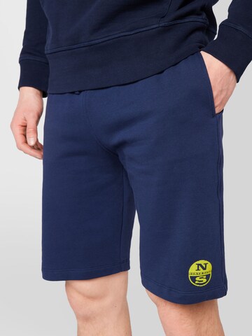 North Sails Regular Broek in Blauw