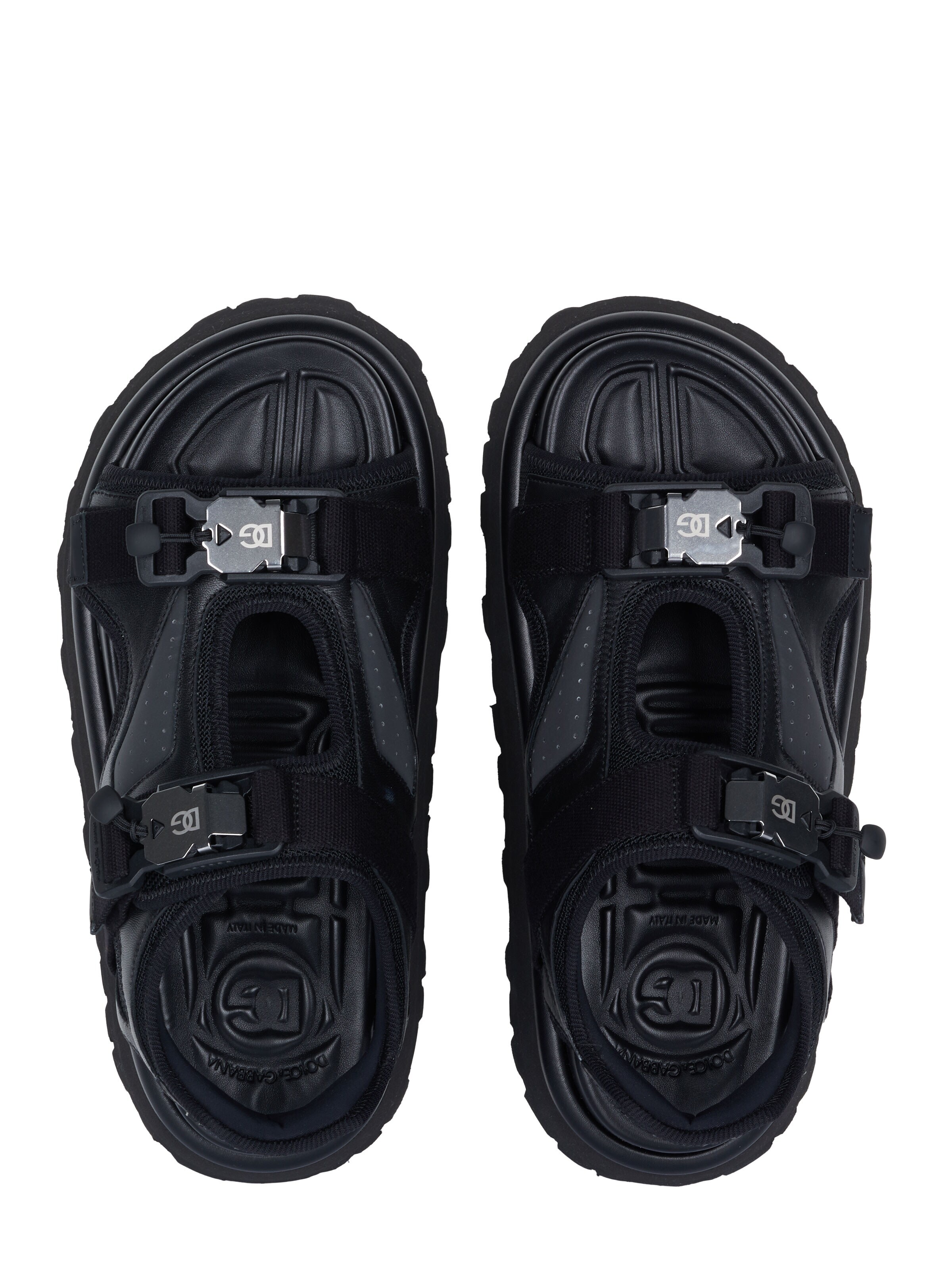 DOLCE & GABBANA Sandal i svart