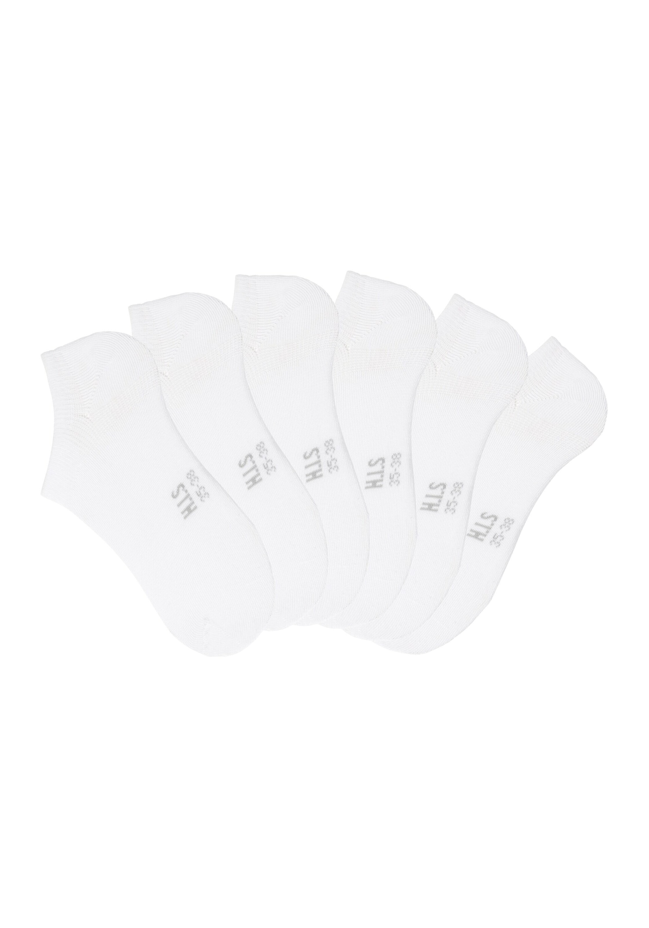 H.I.S Athletic Socks in White: front
