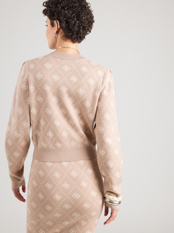 GUESS Вязаная кофта 'SARAH' в Коричневый