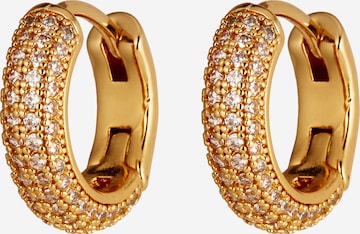 Kate Spade Earrings 'Pave Mini Huggies' in Gold: front