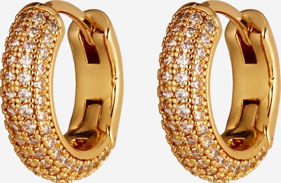 Kate Spade Earrings 'Pave Mini Huggies' in Gold / Transparent, Item view