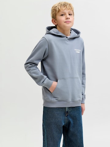 Jack & Jones Junior Sweatshirt 'Norrebro' in Blauw: voorkant