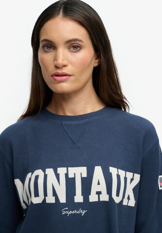 Superdry & Co Sweatshirt 'Athletic Essential' in Blauw