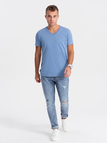Ombre Shirt in Blauw
