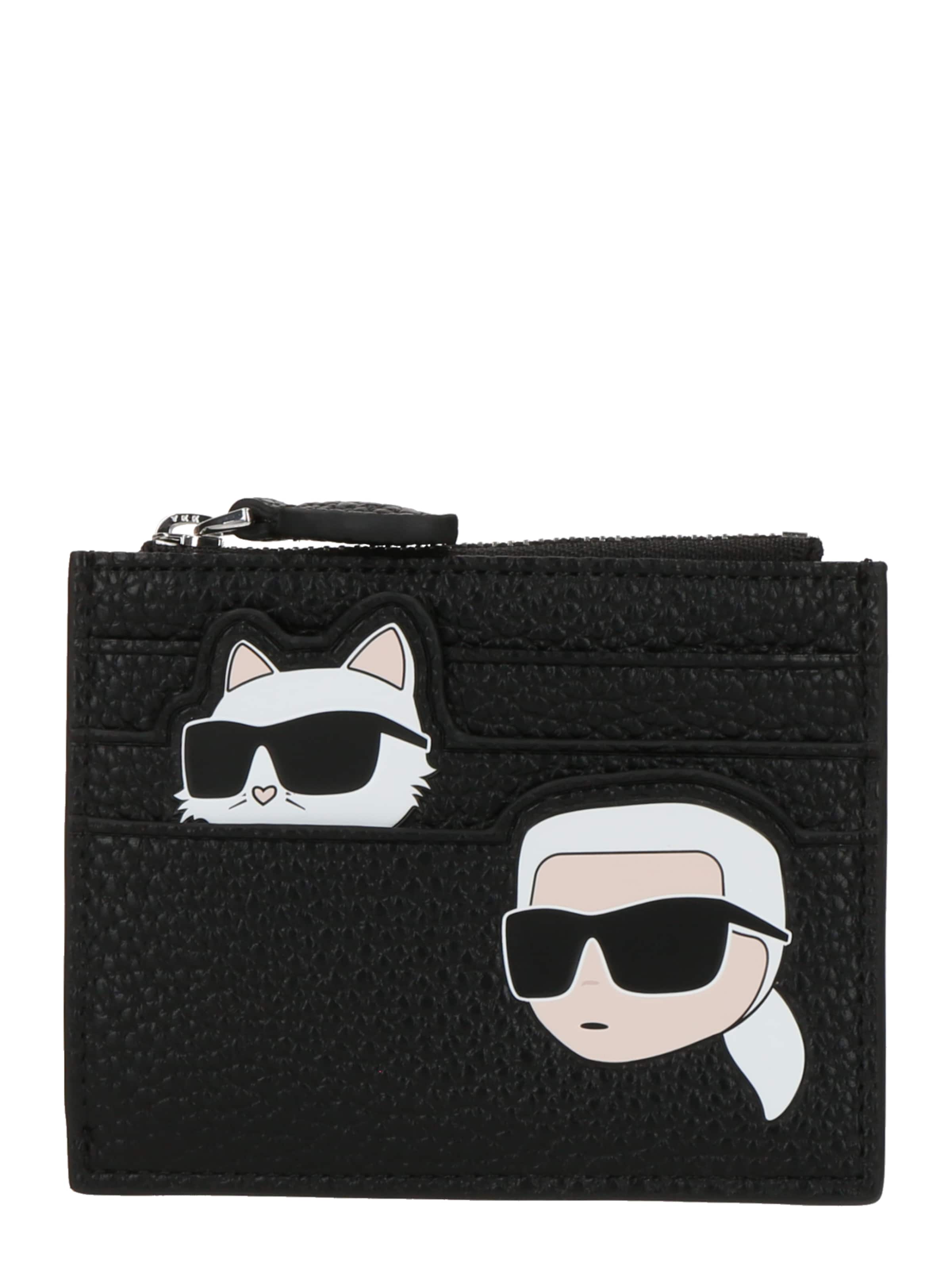 Karl Lagerfeld Puzdro 'IKON PEBBLE' - Čierna: predná strana