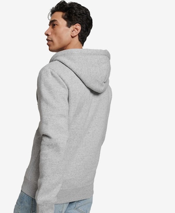 Superdry Zip-Up Hoodie 'Essential' in Grey