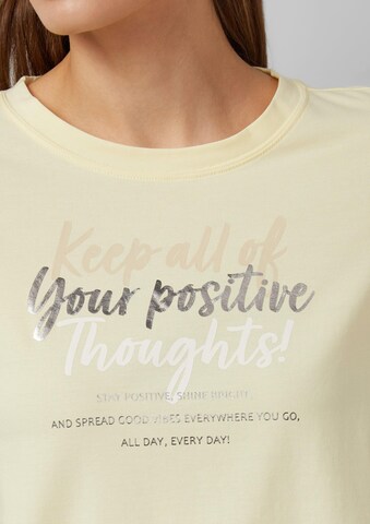 s.Oliver Μπλουζάκι σε κίτρινο