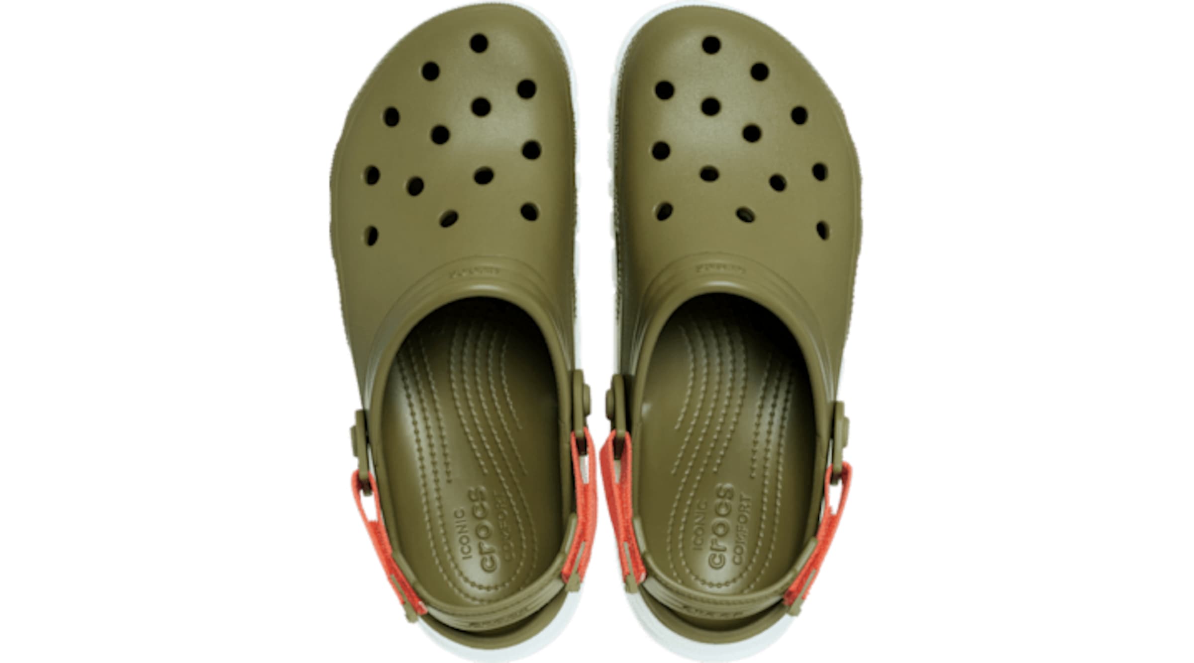 Crocs Сабо 'Duet Max' в Зеленый