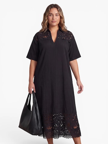 Robe ONLY Carmakoma en noir : devant