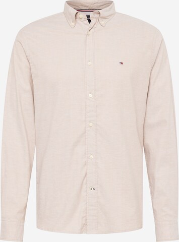 Chemise TOMMY HILFIGER en beige : devant