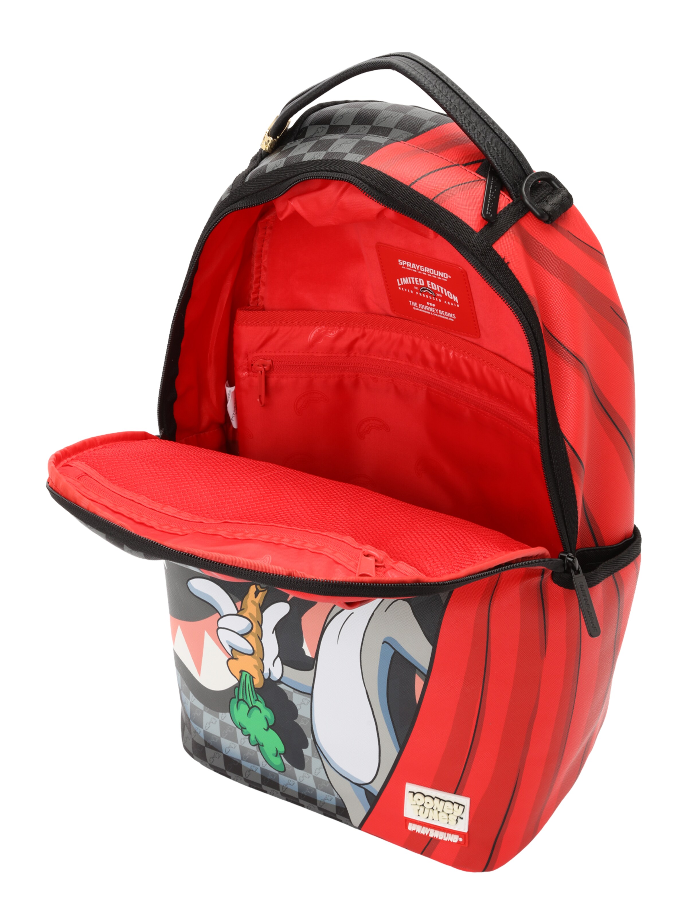 Sprayground Backpack 'BUGS CURTAIN REVEAL' in Black