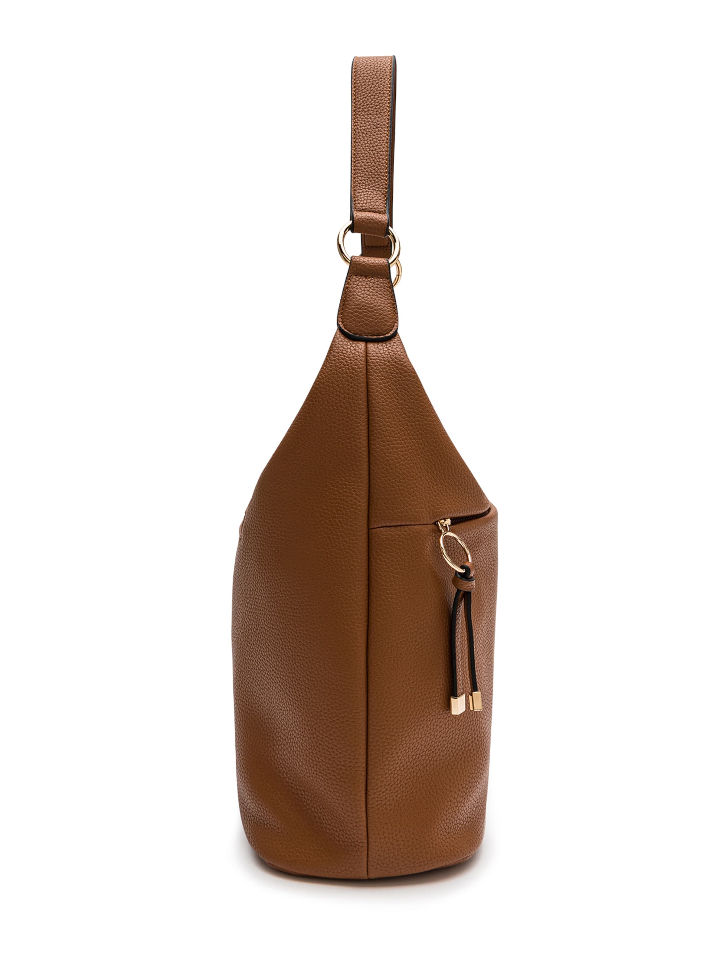 L.CREDI Schultertasche 'Maite' in Braun