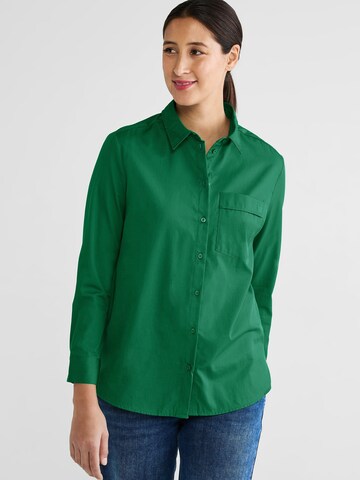 Camicia da donna di STREET ONE in verde: frontale