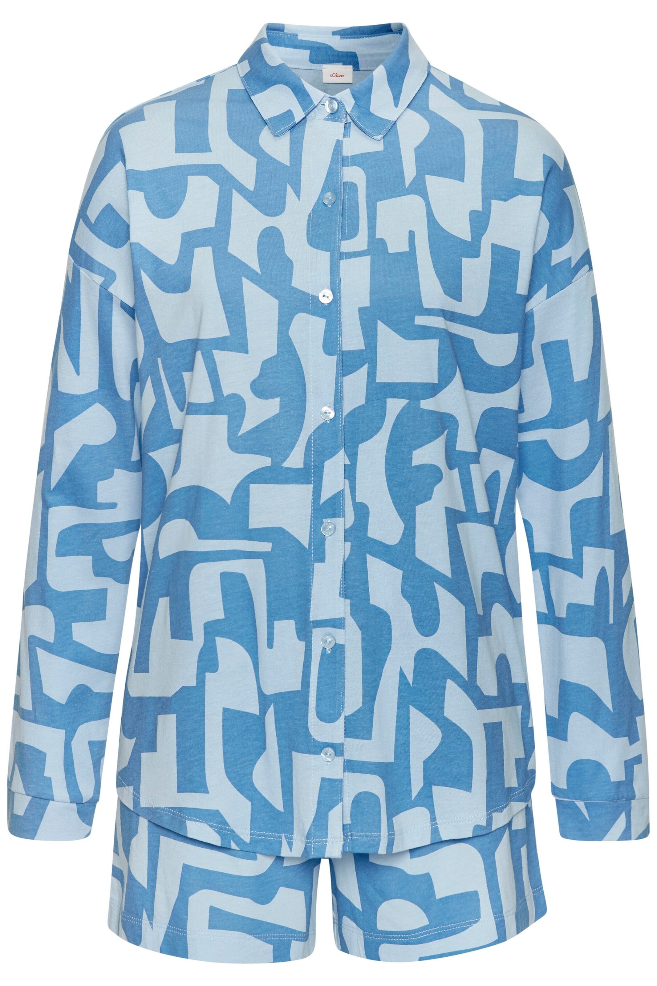 s.Oliver - Pijama en azul: frente