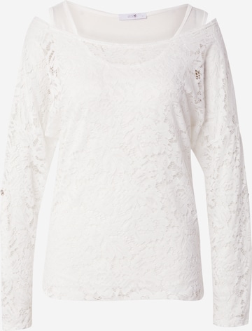 Hailys Paita 'Ro44nda' värissä valkoinen: etupuoli