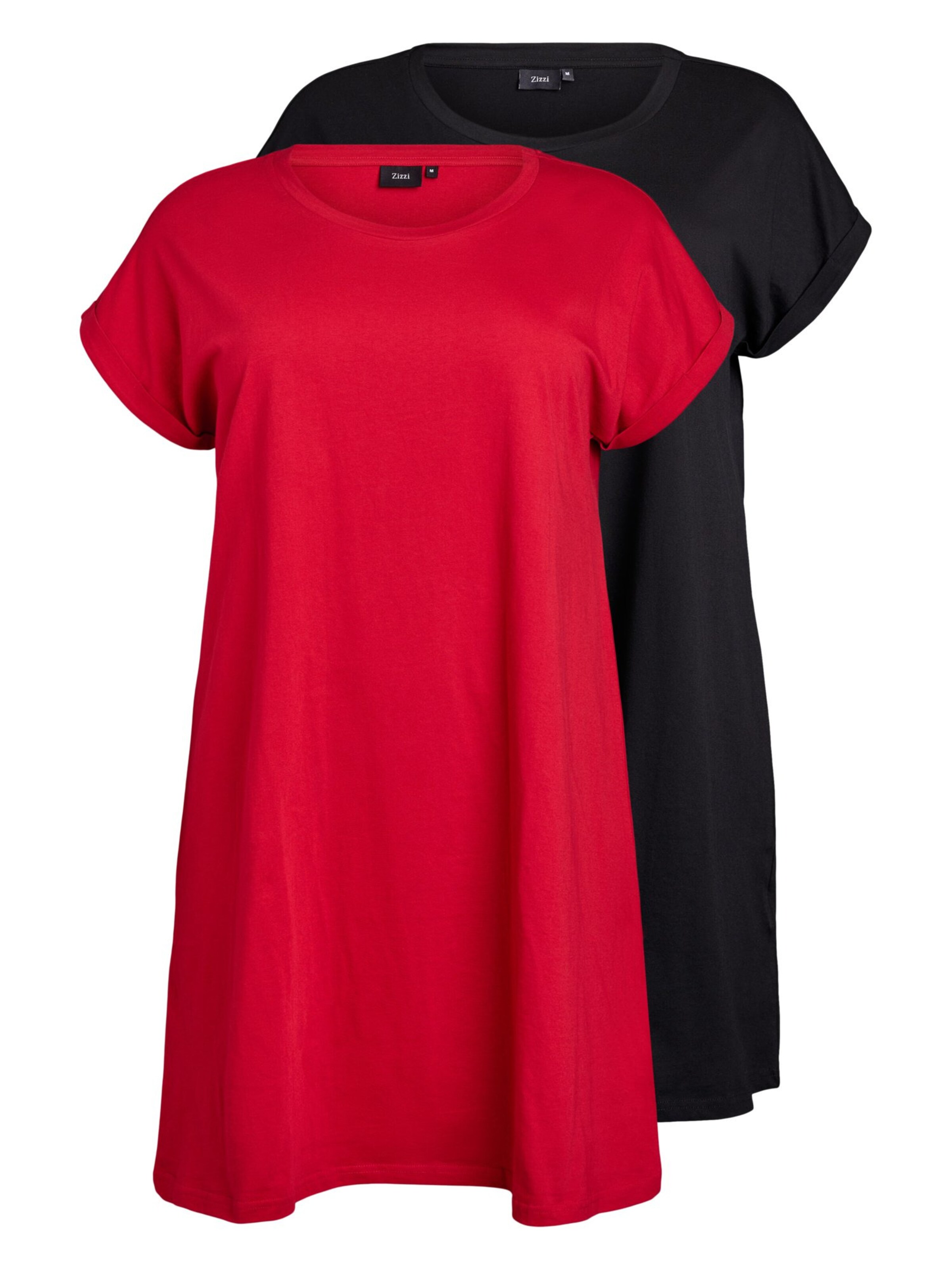 Zizzi Dress 'Rynn' in Red: front