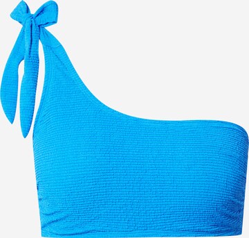 LingaDore Bandeau Bikinitop in Blauw: voorkant
