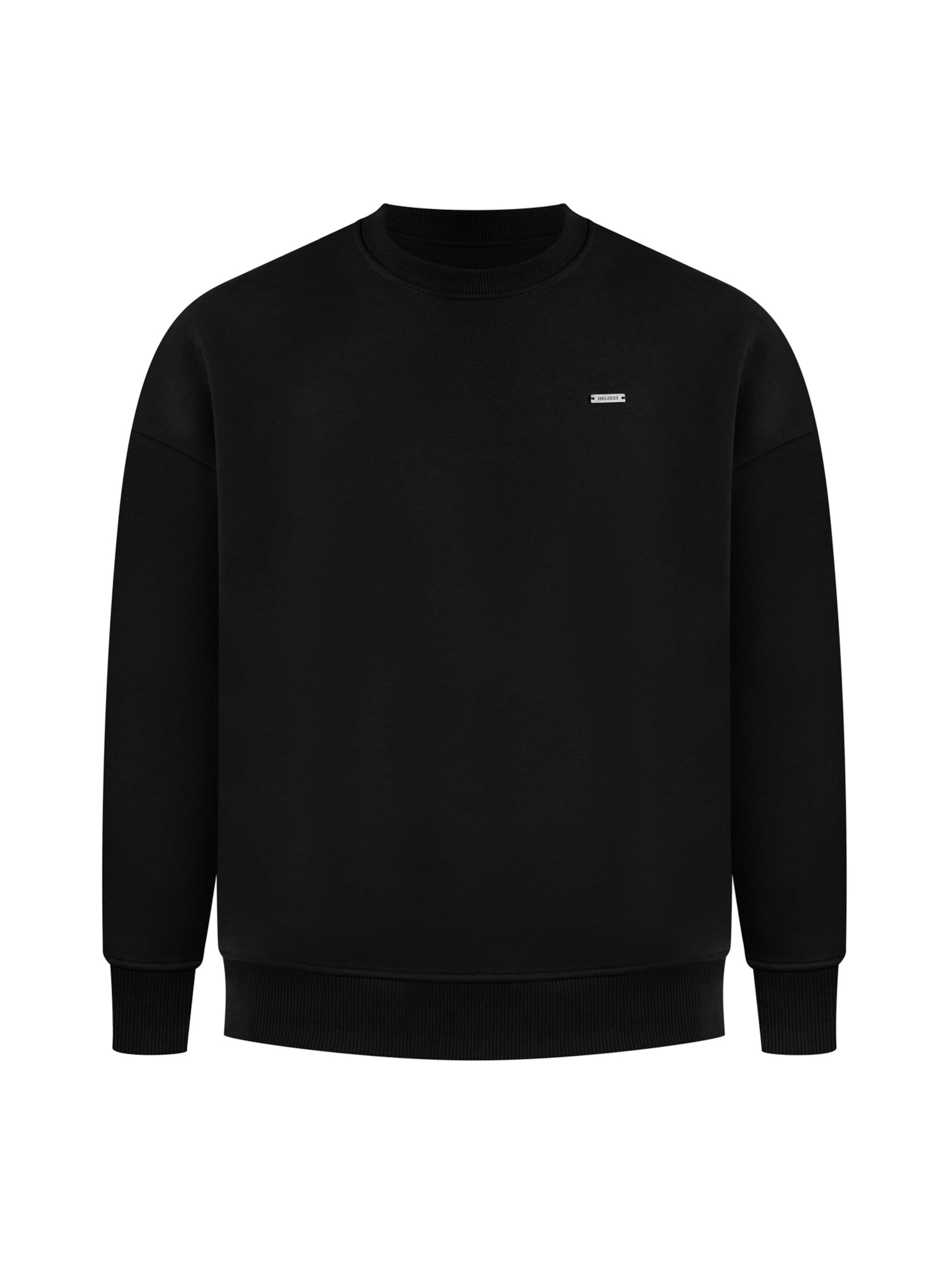 Sweat-shirt 'Riven' Smilodox en noir : devant