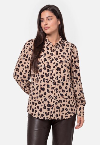 Chemisier faina en beige : devant