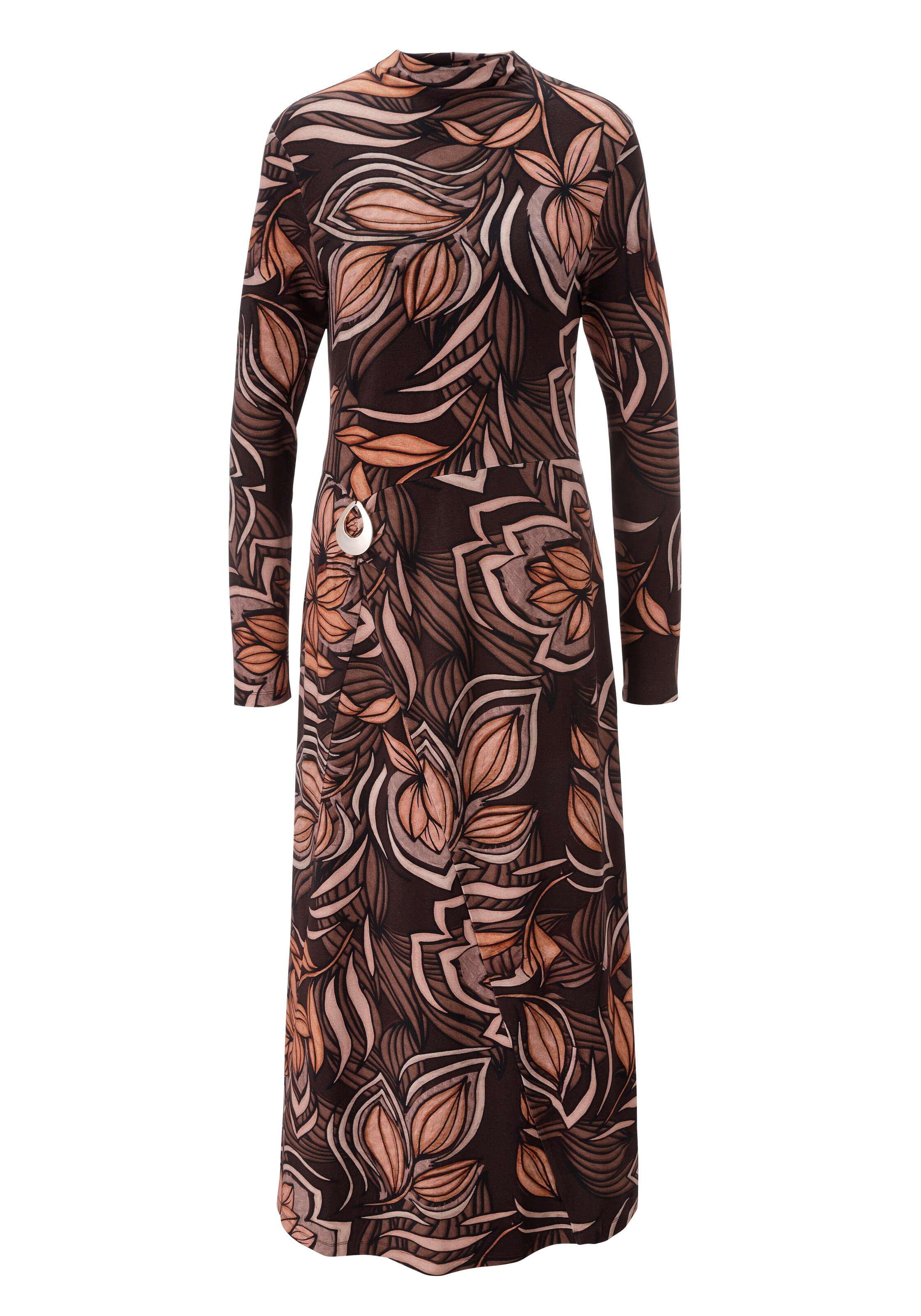 Aniston SELECTED Dress in Brown: front