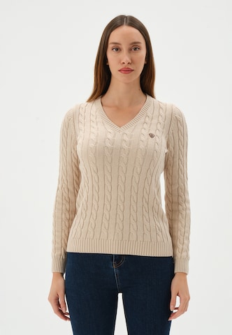 Giorgio di Mare Pullover in Beige: predná strana