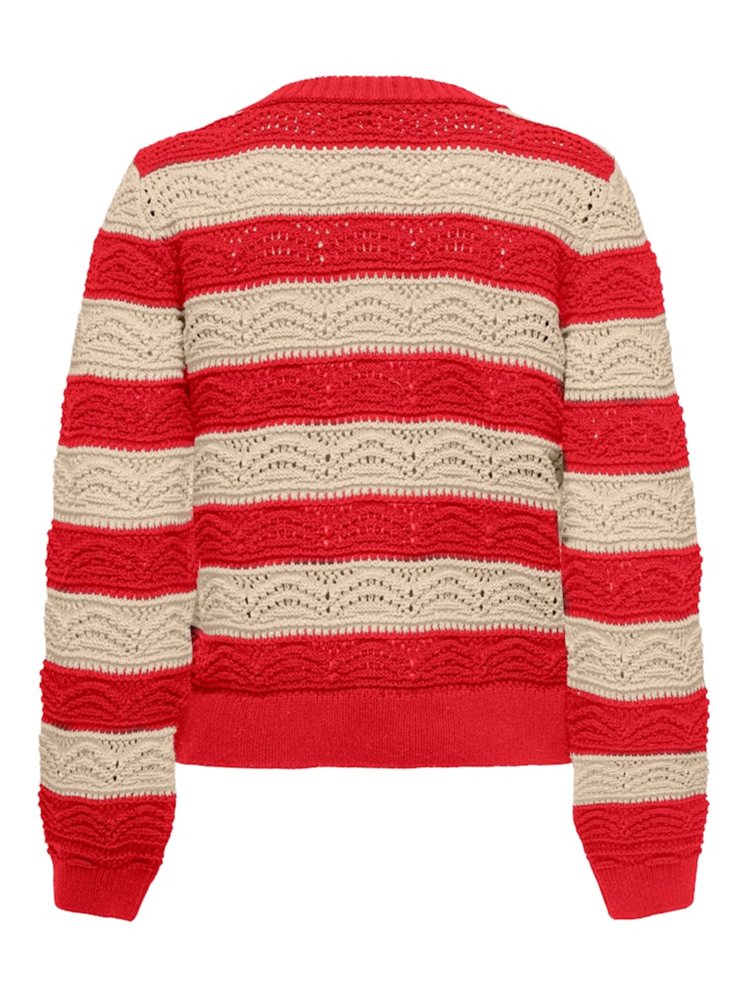 ONLY Strickjacke 'ONLCRYSTAL' in Rot