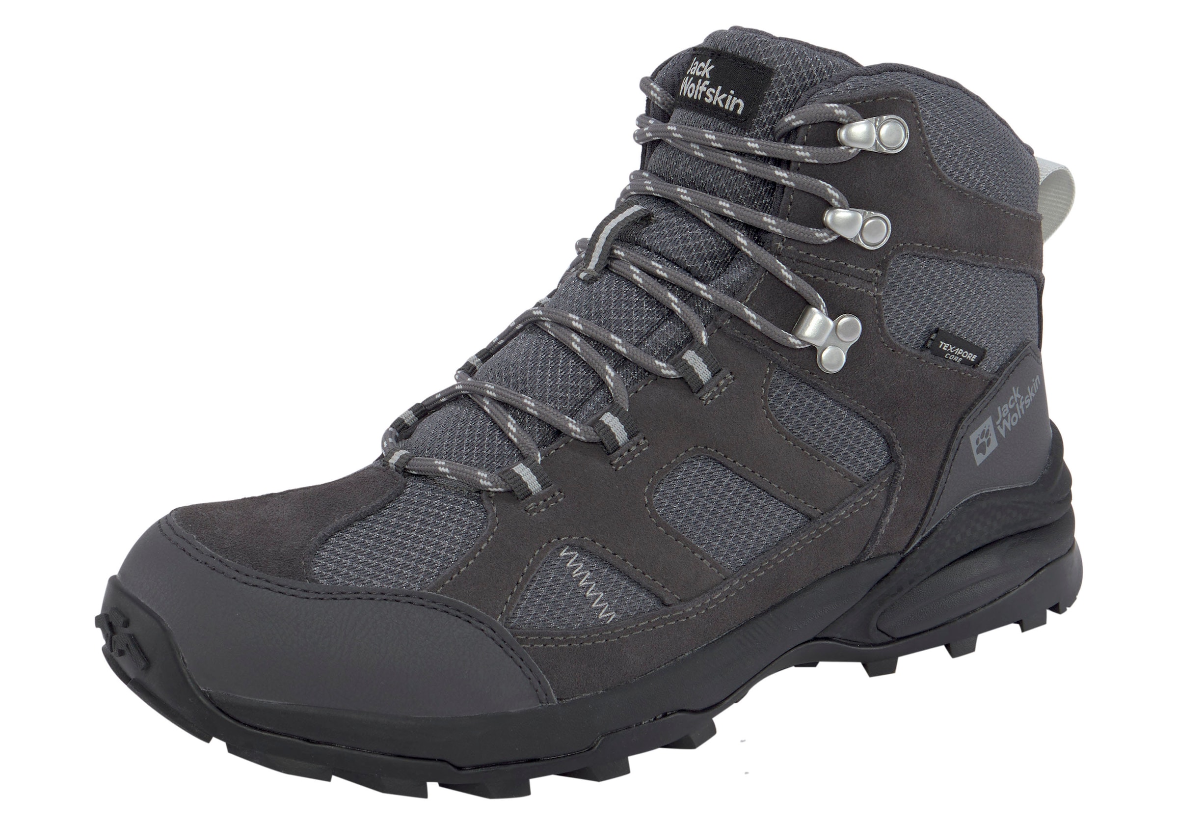 JACK WOLFSKIN Boots in Grey: front