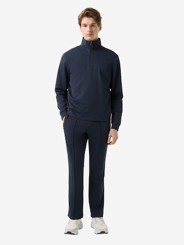 BOGNER Regular Trousers with creases 'Reed' in Blue