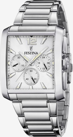 Montre à affichage analogique FESTINA en gris : devant