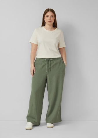 QS Regular Broek in Groen