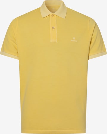 T-Shirt GANT en jaune : devant