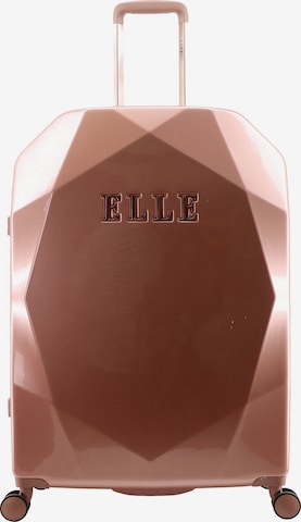 ELLE Suitcase 'Diamond' in Gold: front